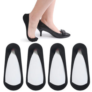 Soxbang Womens TRULY No Show Socks for Flats Heels Non Slip Cotton Ultra Low Cut Liner Socks(4-Black,8-9.5) 8-9.5 4-black Rieworkes