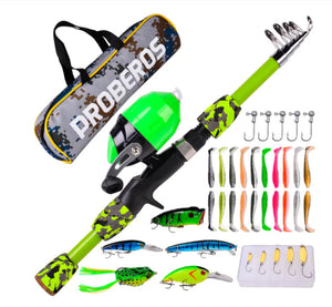 Kids Fishing Pole Set Rieworkes