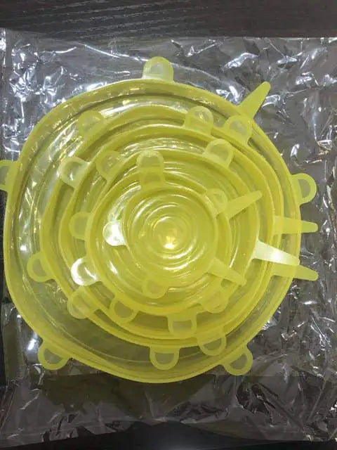 Silicone Stretch Lids Reusable Airtight Food Wrap Covers Rieworkes