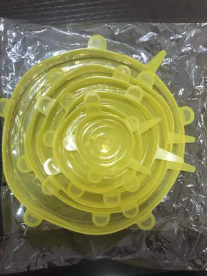 Silicone Stretch Lids Reusable Airtight Food Wrap Covers Rieworkes