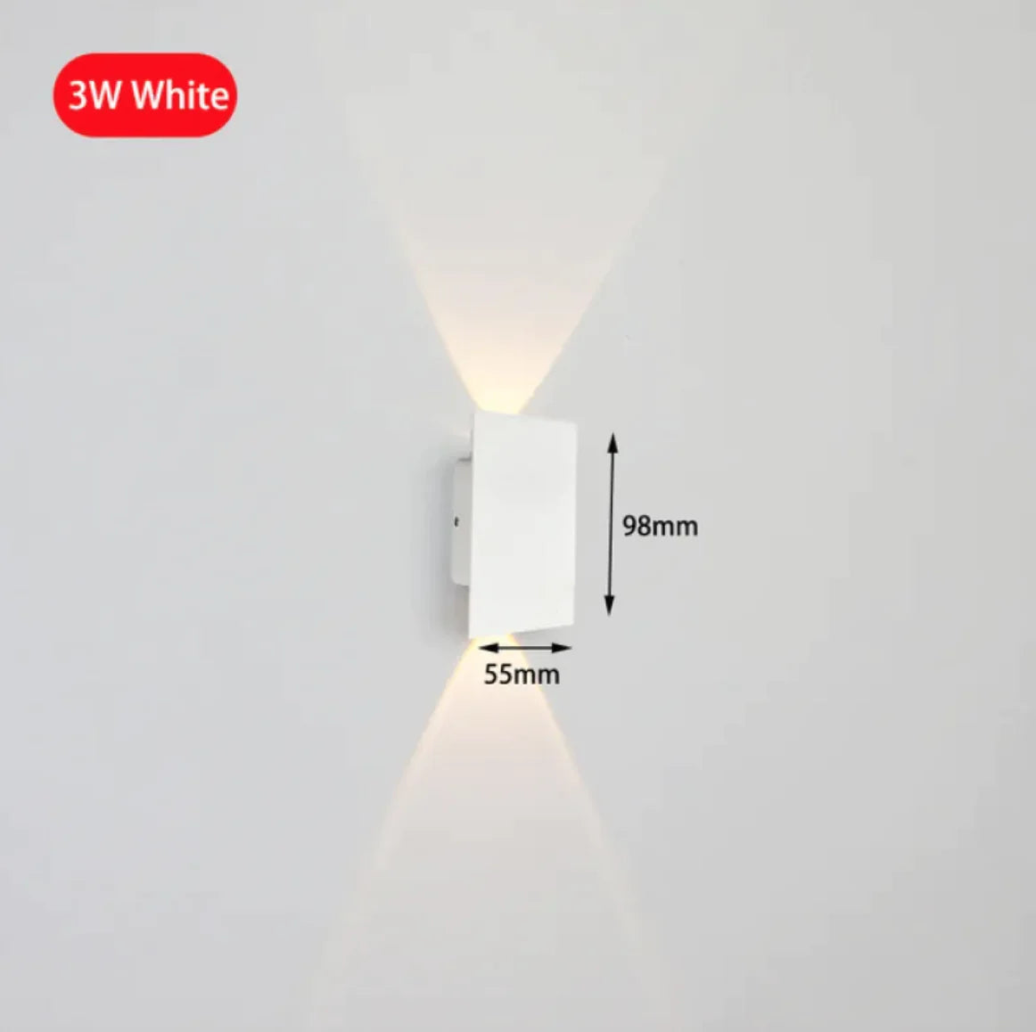 Modern 6W LED Indoor Wall Lamp for Bedroom and Living Room Rieworkes