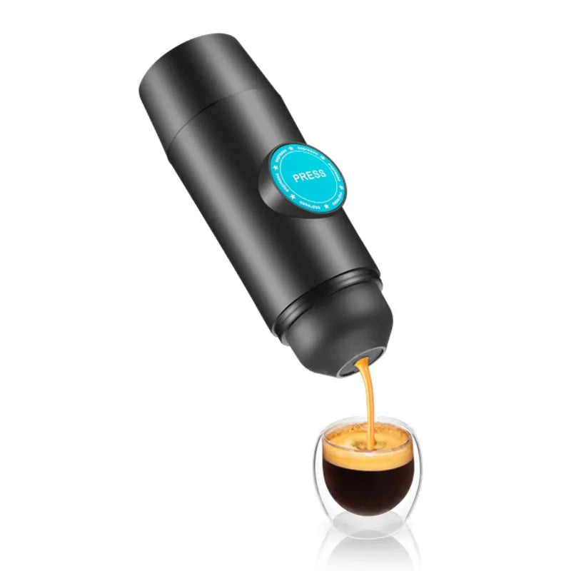 2 in 1 Capsule &amp; Ground Mini Espresso Portable Coffee Maker Rieworkes
