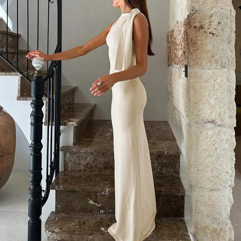Elegant Summer Women’s Sleeveless Slim Party Dress Mimarta