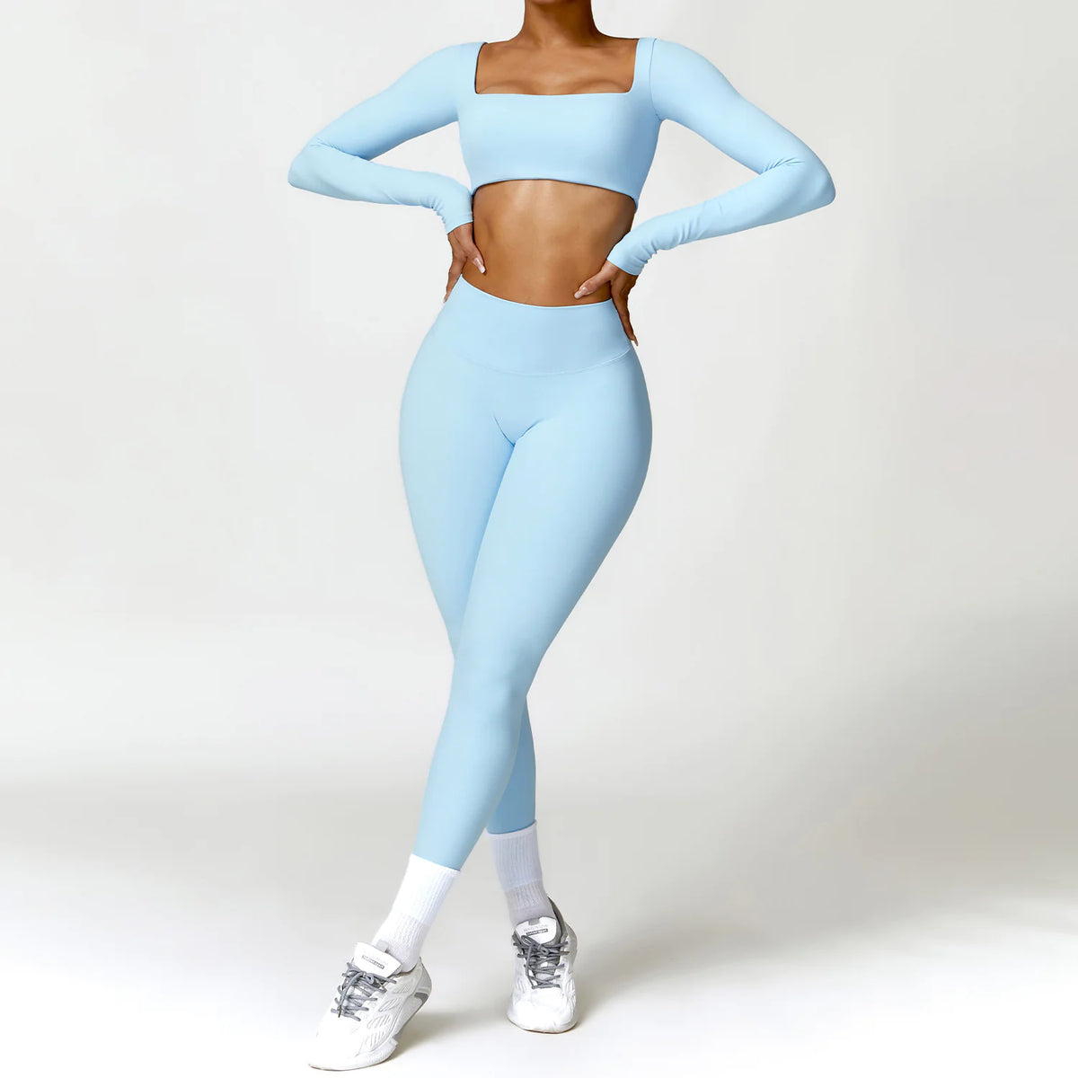 Winter Nude Feel Tight Yoga Suit Rieworkes