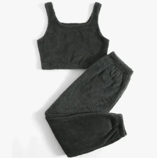 Women's Winter Plush Pajama Set Mimarta