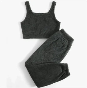 Women's Winter Plush Pajama Set Mimarta