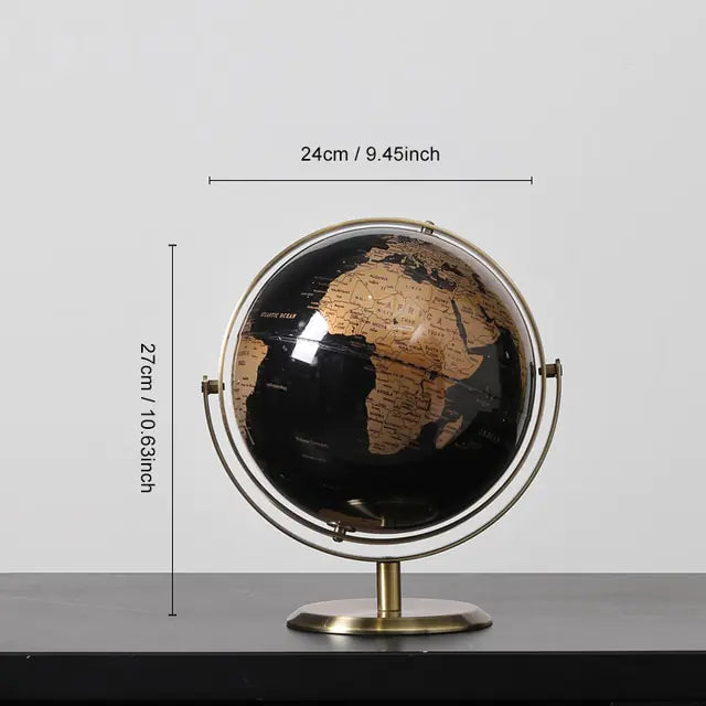 Home Decor World Globe Retro Map Globe Office Decor Accessories Rieworkes