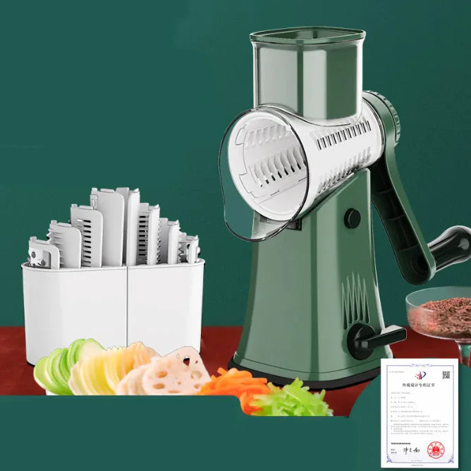 Multifunctional Vegetable Cutter, Hand Roller, Kitchen Cutter, Plane Potatoes, Cut Wave Slices Rieworkes