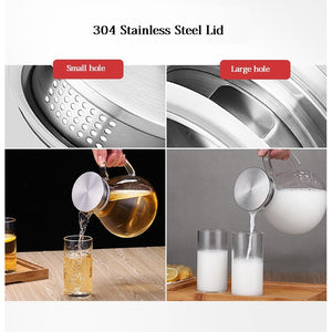 Glass Cold Water Pitcher, Home Set Tea and Coffee Pot Mimarta