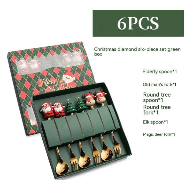 Festive Stainless Steel Christmas Spoon Rieworkes