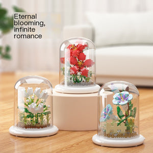 Eternal Flower Bouquet Sunflower Building Block Set Mimarta