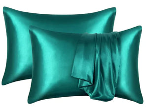 Silk Solid Color Satin Pillowcase Rieworkes