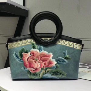 Embroidered Handbag for Women with Qipao Design Mimarta