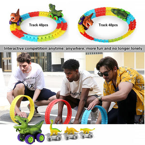 Climbing Anti Gravity Rail Car Toys Rieworkes