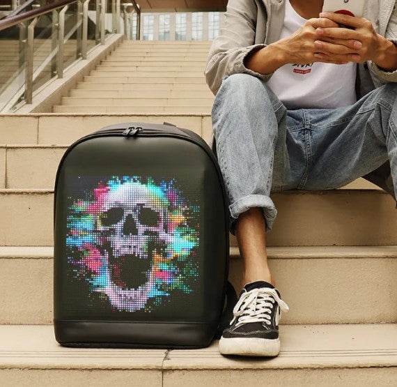 LED Display Icon Backpack Mimarta