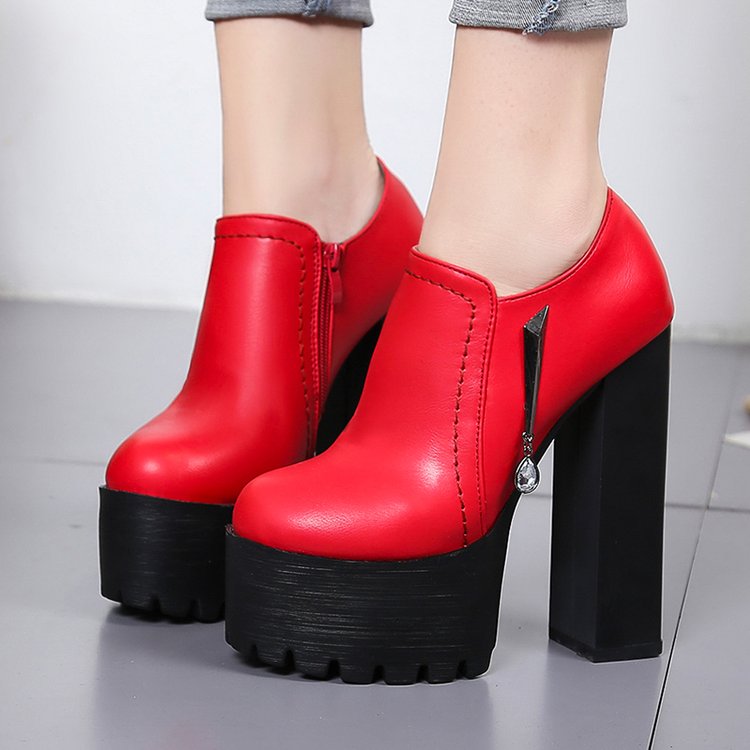 New Autumn Winter High Heel Platform Shoes for Women Mimarta