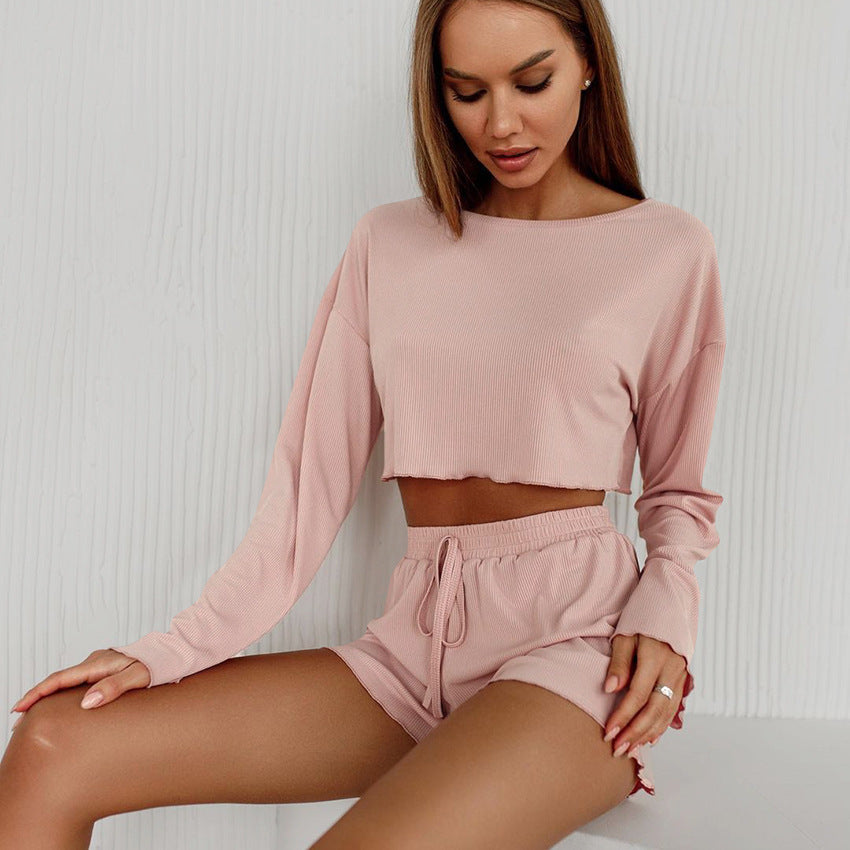 Custom Yoga Set with Loose Hoodie and Shorts (2 Pieces) Mimarta