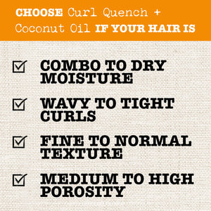 Maui Moisture Curl Quench + Coconut Oil Hydrating Curl Smoothie, Creamy Silicone-Free Styling Cream for Tight Curls, Braids, Twist-Outs & Wash & Go Styles, Vegan & Paraben-Free, 12 Ounce 12 Ounce (Pack of 1) Rieworkes