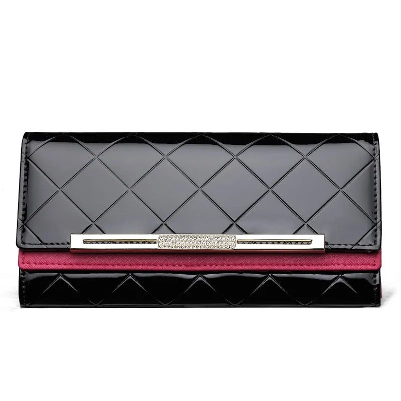 Luxury Women's Cowhide Leather Party Clutch Wallet Rieworkes