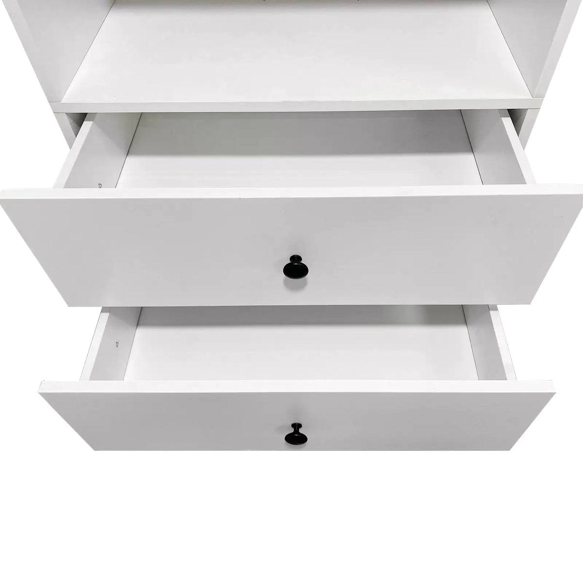B4 Bathroom colset shelves Wood Modular Closet System Wall Mounted Shelves Walk in Clothes Storage Cabinet Shelving Built in Closet Organizer for Bedroom White 31.49''W x 16.04''D x 47.24''H Rieworkes