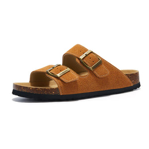Flat Non-slip Cork Slippers For Men And Women Rieworkes
