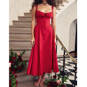 Elegant Floral Sleeveless Maxi Dress Rieworkes