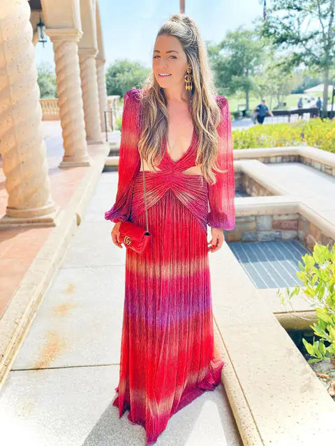 Women's Long Lantern Sleeve Dress Rieworkes