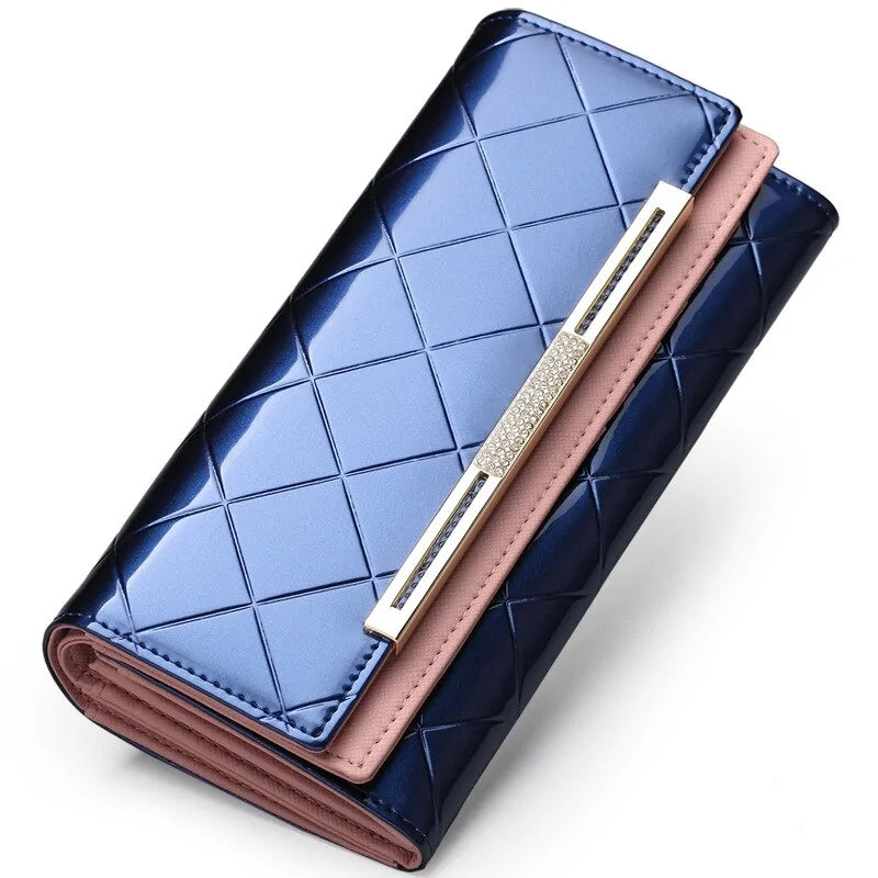Luxury Women's Cowhide Leather Party Clutch Wallet Rieworkes