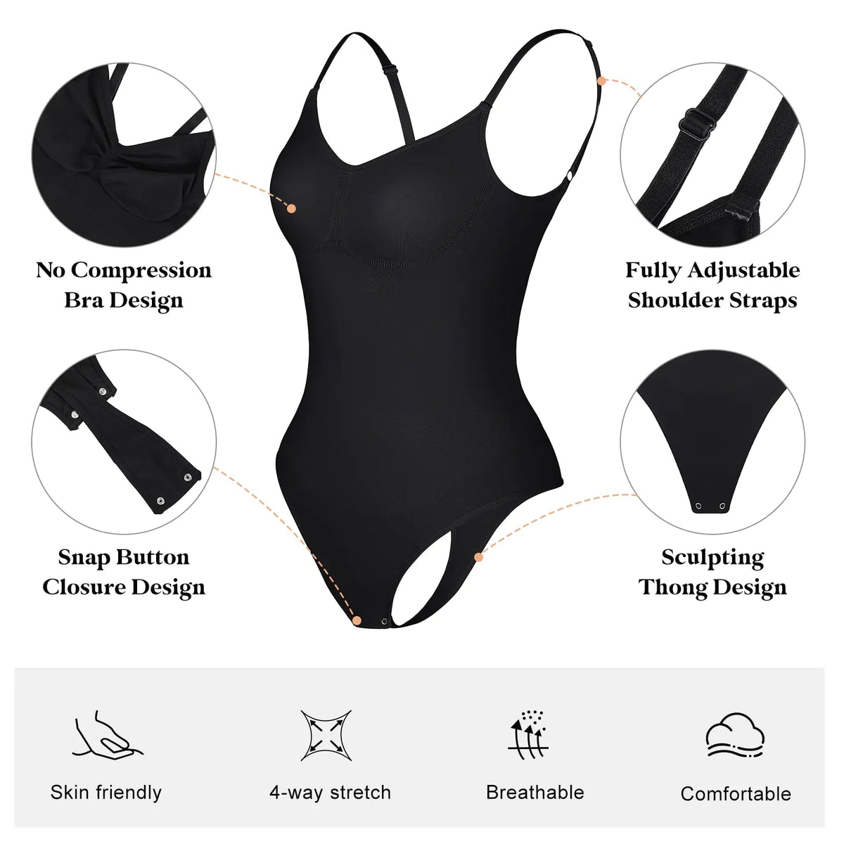 Low Back Seamless Push Up Thigh Slimmer Rieworkes