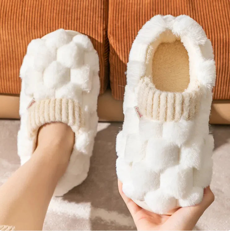 Cozy Cotton Winter Slippers for Women Rieworkes