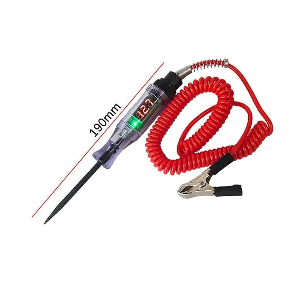 Digital Electric Voltage Circuit Tester Automotive Test Light Car Truck 6-24V US Rieworkes