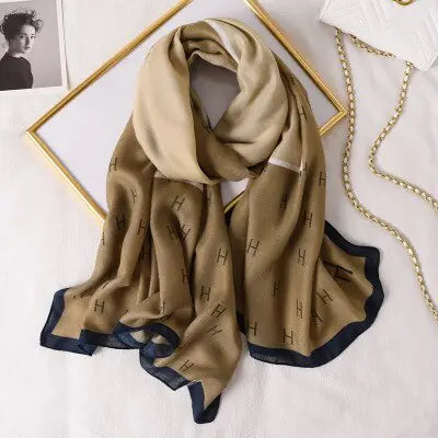Plaid Scarf for Women Rieworkes