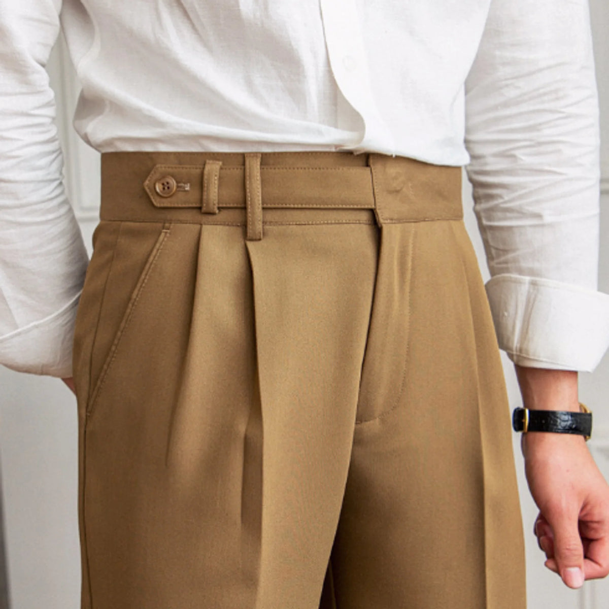 Slim Casual Office Trousers Rieworkes