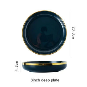Blue Porcelain Dinner Plates Rieworkes