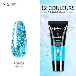 Poly Acrylic Gel: 15ML UV Gel for Nail Extension - 38 Colors Rieworkes