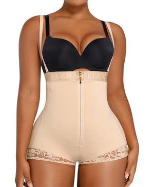 SHAPELLX Shaper Panties High Waisted Butt Enhancer Tummy Control Butt Lifting Shapewear for Women Black Body Shaper Faja Mimarta