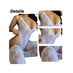 Women Lace Sexy Lingerie Nightwear Babydoll Sleepwear Bodysuit Dress Plus Size Rieworkes