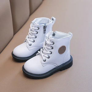 Fashionable Leather Winter Boots for Toddler Girls Mimarta