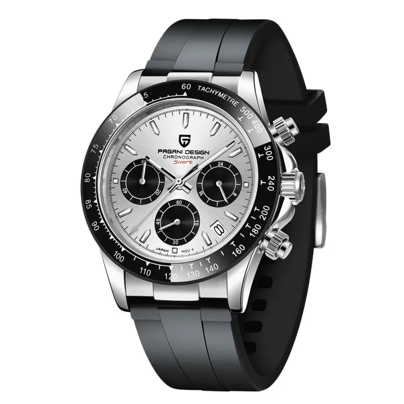 Multifunctional Waterproof Silicone Band Quartz Watch Rieworkes