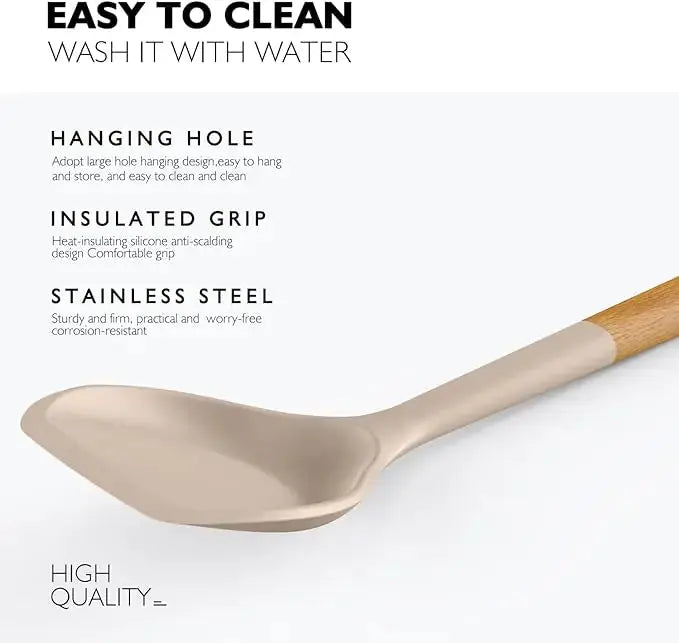 Large Silicone Cooking Utensils Set Rieworkes