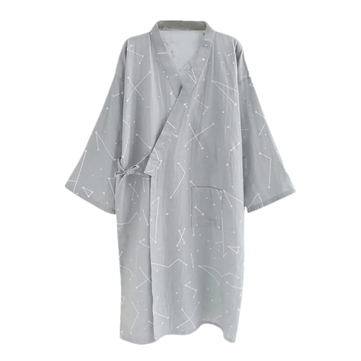 Ibluelover Kimono Robe for Men Bathrobe Sleepwear Nightgown Yukata Robe Khan Steamed Clothing Pajamas Nightwear Cotton Loungewear Mimarta