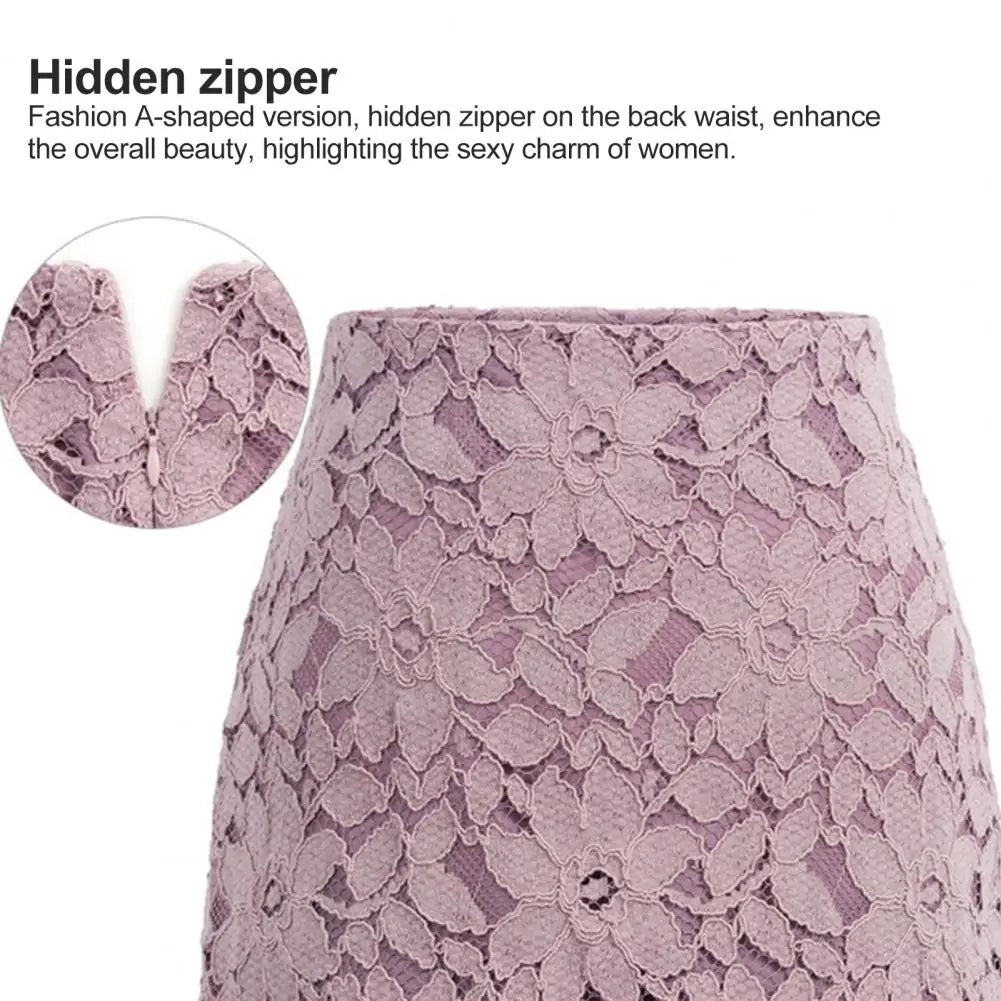 Lace Elegant Office Skirts Rieworkes
