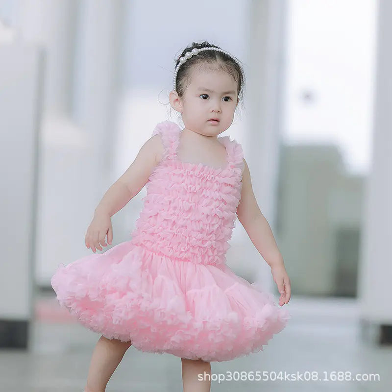 Kids Tulle Skirt, Tutu Dress, and Overall Dress Mimarta