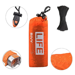 Survival Tube Emergency Tent With Whistle Rieworkes