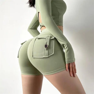 Gym Shorts Waist With Pockets Rieworkes