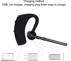 Bluetooth Earpiece Wireless Headset Noise Cancelling Headphones Driver Trucker Rieworkes