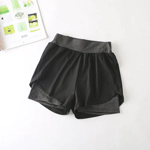 Quick-Drying High-Waist Sports Shorts for Active Wear Mimarta