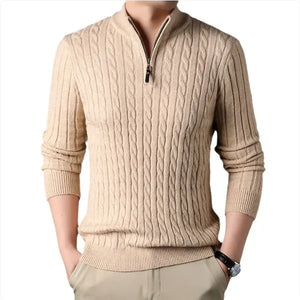 Men's Relaxed Fit Knit Sweater Jacket Rieworkes