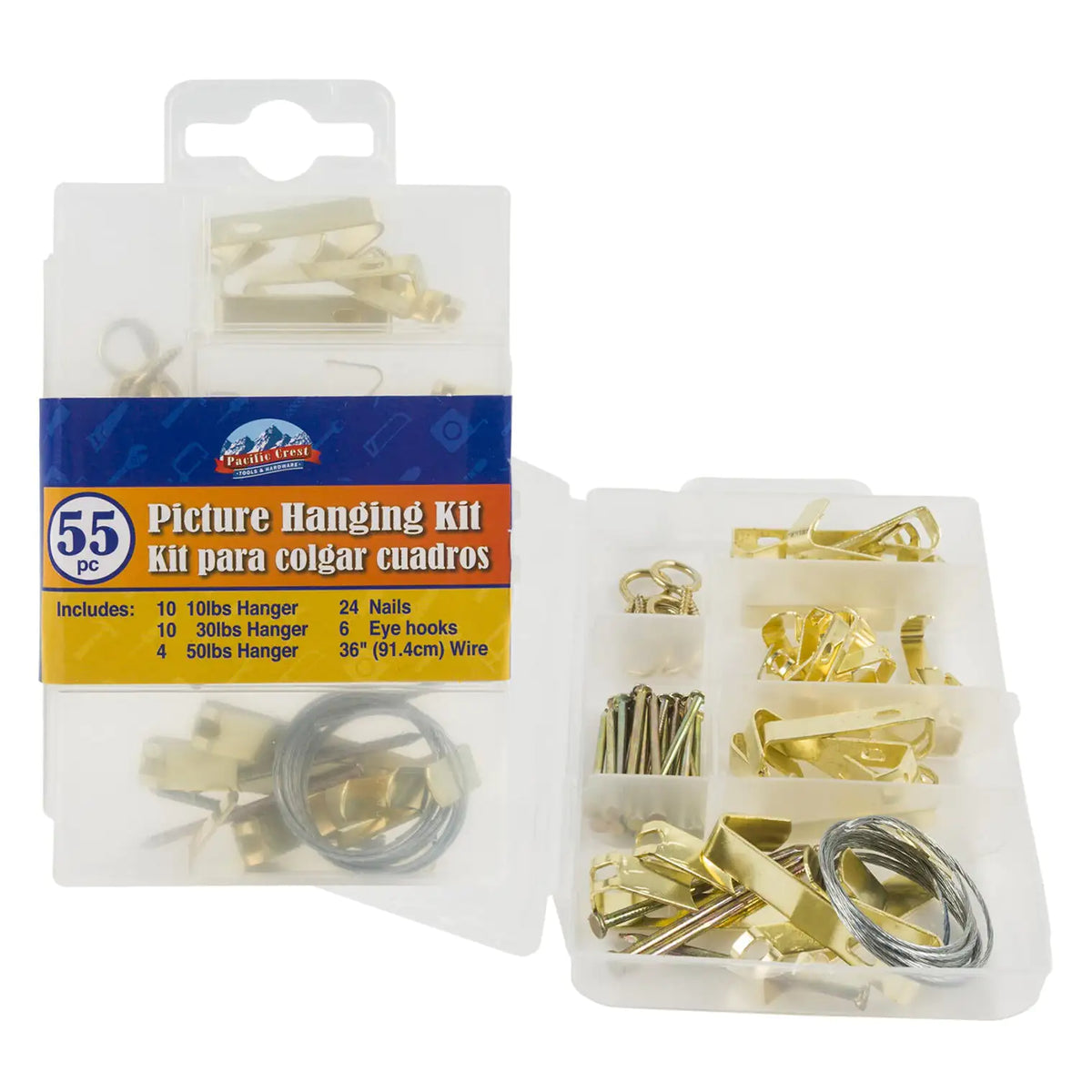 55pc Picture Hanging Kit Mimarta
