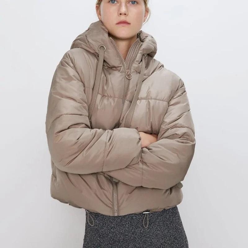 Cotton Padded Jacket Winter Hooded Rieworkes